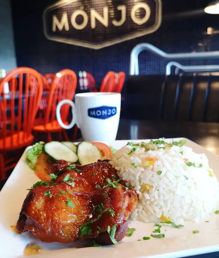 BBQ Grilled Chicken with Mediterranean Rice in this cyberjaya cafe