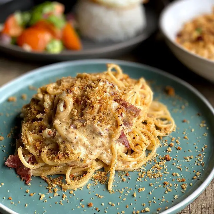 creamy pasta in this cyberjaya cafe