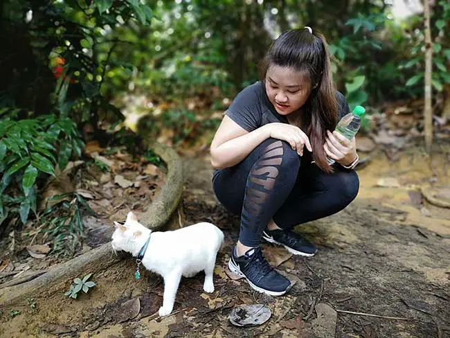 ginger sticking to valerie in bukit gasing