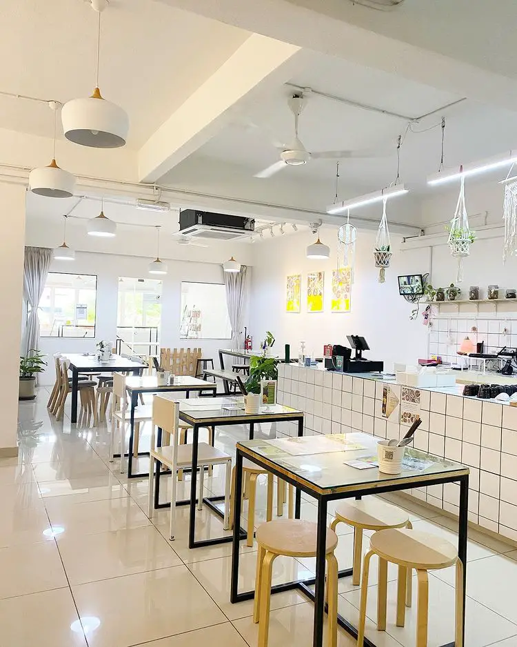 interior of alison soup house cafe in ttdi