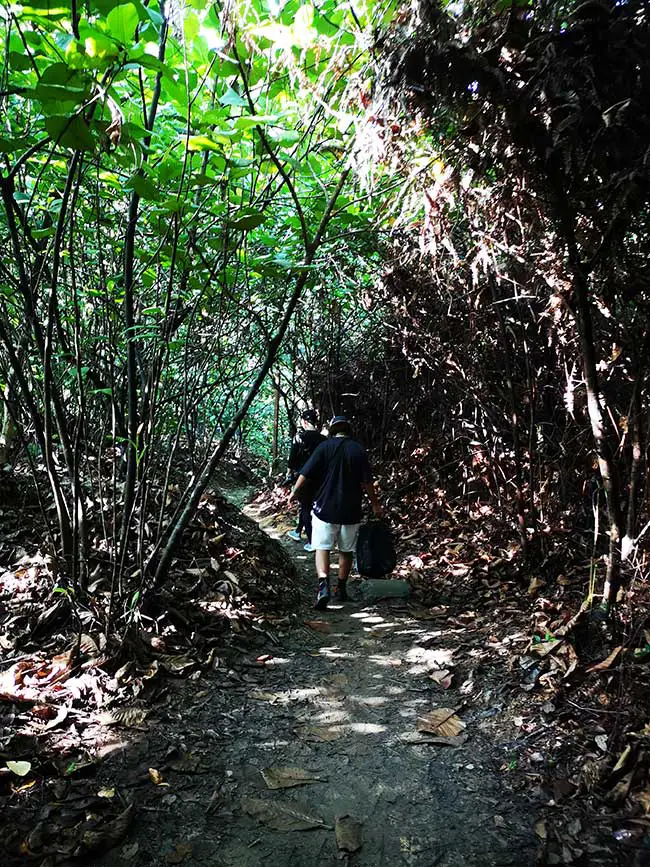 other hikers passing through the hiking trails