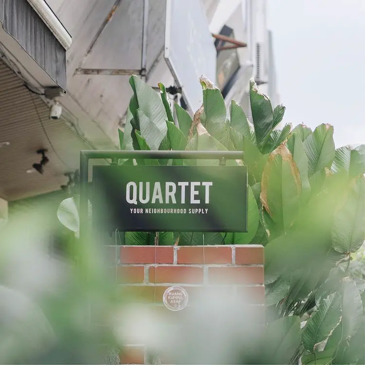 signage of quartet cafe in ttdi