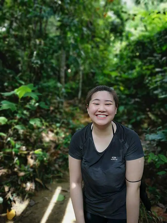 valerie cheerfully laughing