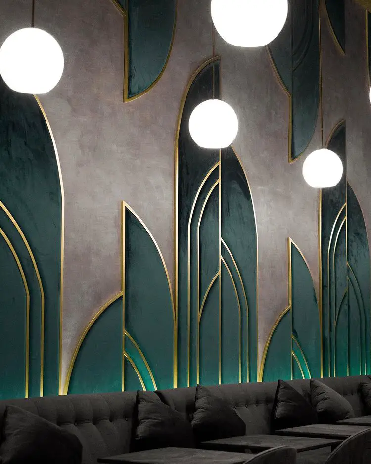 wall design in the alcea coffee