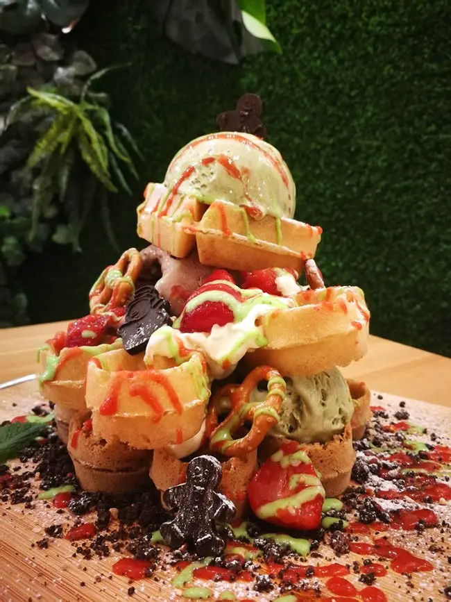 waffle mountain by runners cafe bukit jalil