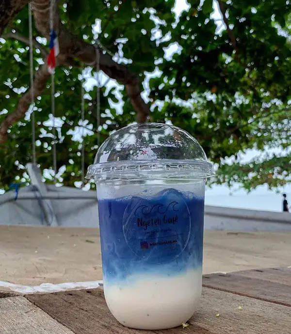 blue latte by ngeteh cafe