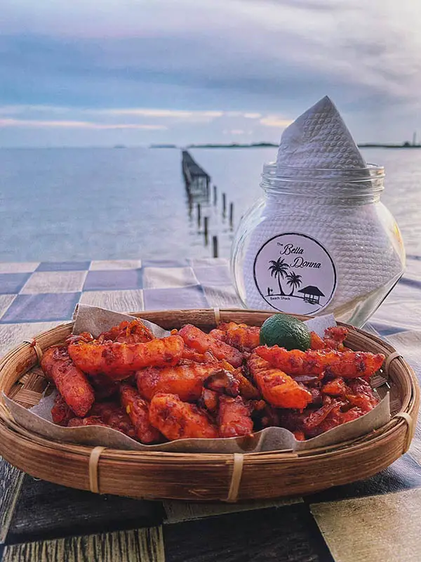 commando chips served in the bella donna cafe in melaka