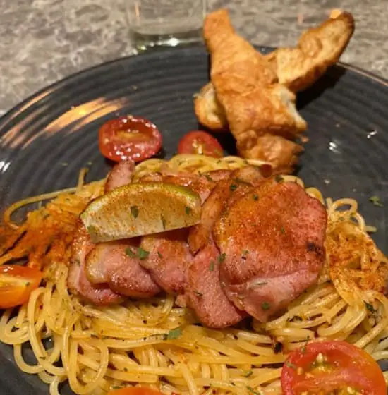 duck pasta at Sharing Plates in melaka