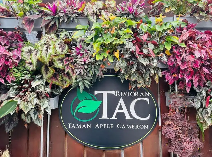 Cameron's Apple Garden Restaurant signage