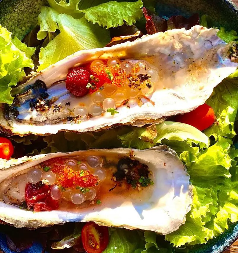 Japanese Fresh Oyster by hot2chic cafe in singapore
