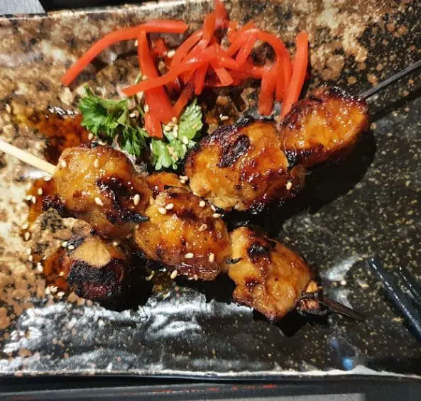 another grilled fake meat by chefs of herbivore vegetarian restaurant