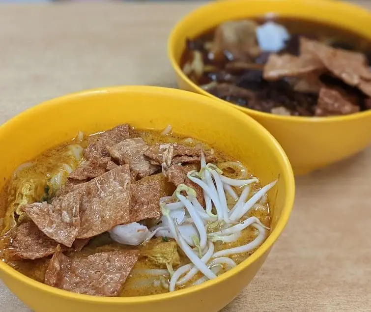 bean sprout laksa at bodhi deli bugis vegetarian food restaurant