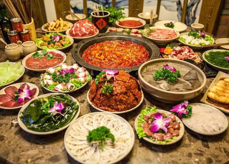 china feast platter in xiao long kan