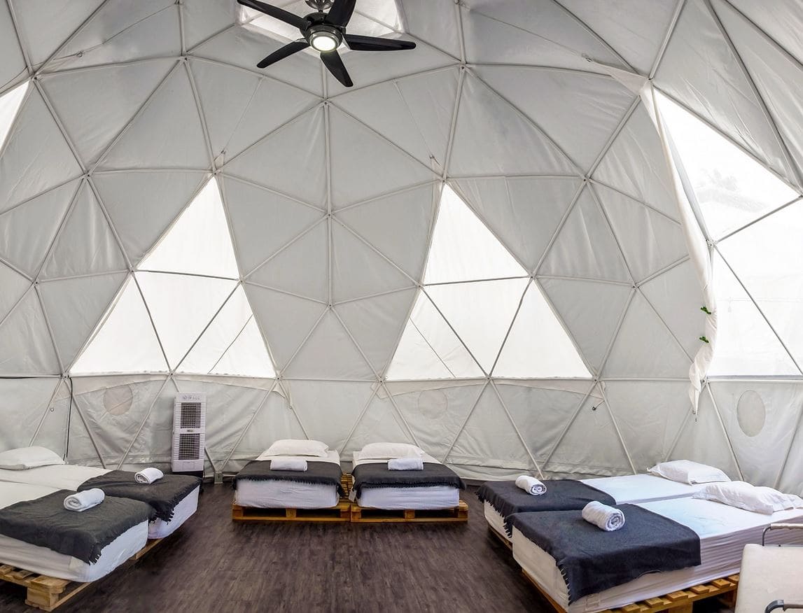 dome room inside glamz glamping malaysia