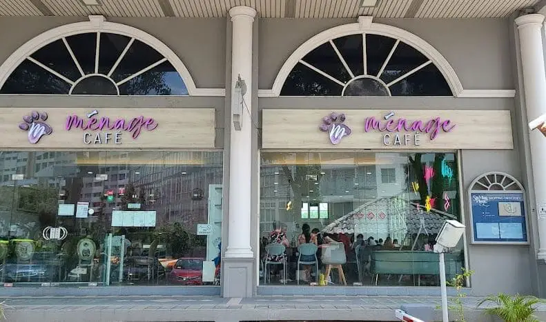 facade of menage cafe singapore