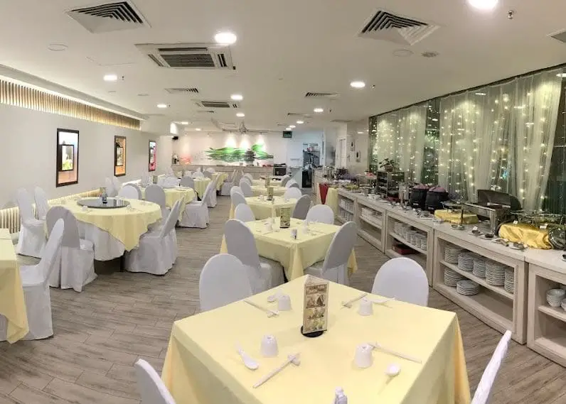 interior of supreme vege bugis vegetarian restaurant