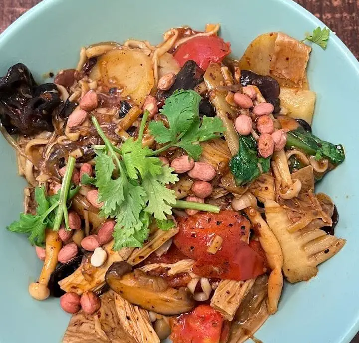 mala mini hotpot a popular bugis vegetarian favorite served in pine tree cafe