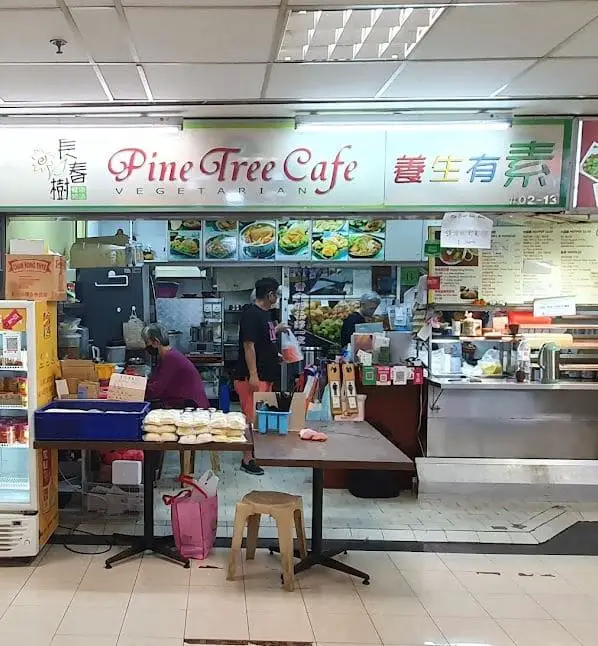 pine tree cafe vegetarian restaurant in bugis