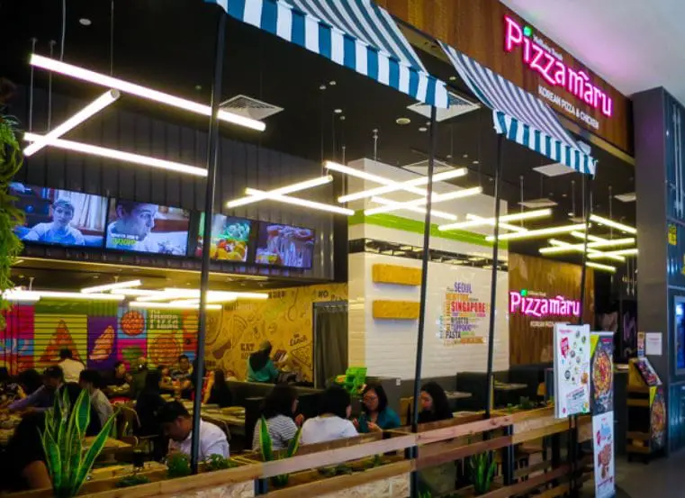 pizzamaru bugis korean food facade