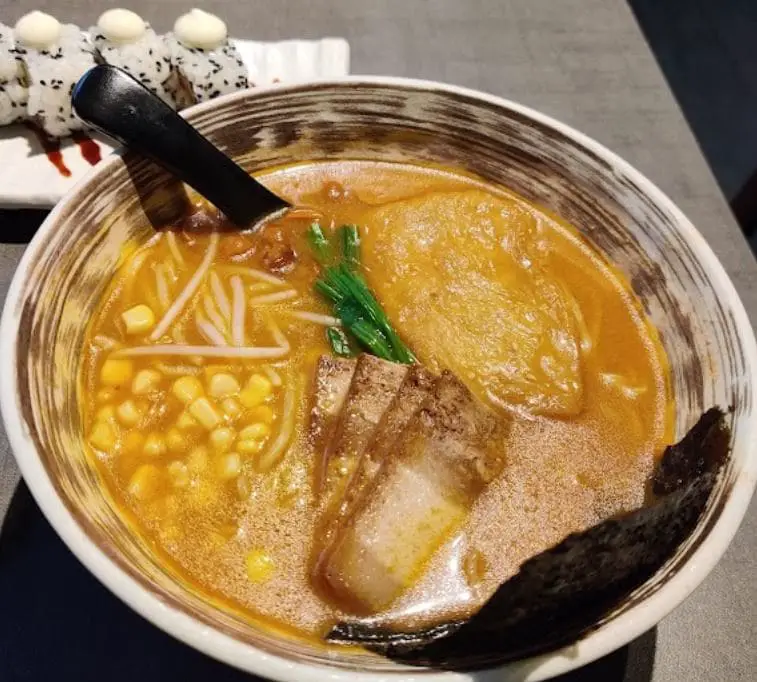 savory vegetarian ramen served at herbivore in bugis