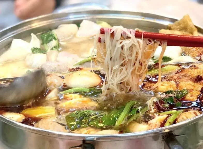 steaming hot hot pot ready for consumption