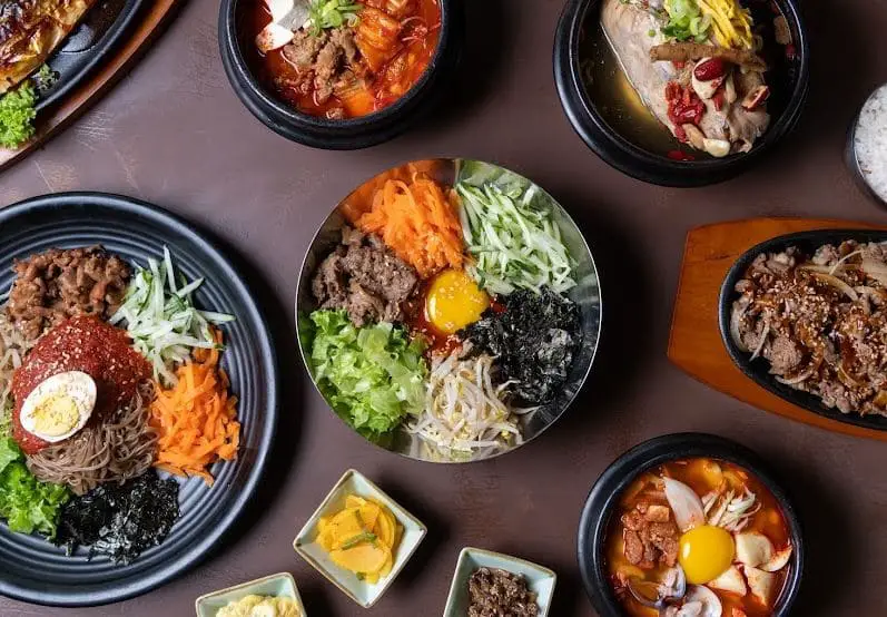 variety of korean set meal by hangawi in bugis junction