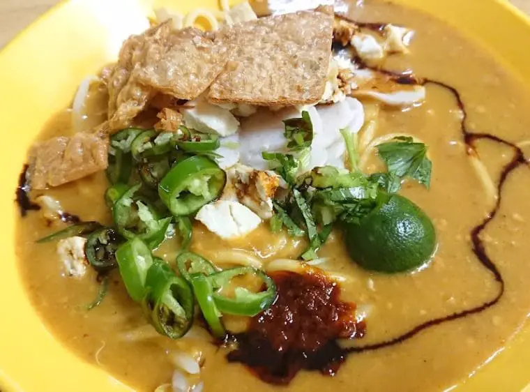 vegan asam laksa is bodhi deli specialty in vegetarian food in bugis