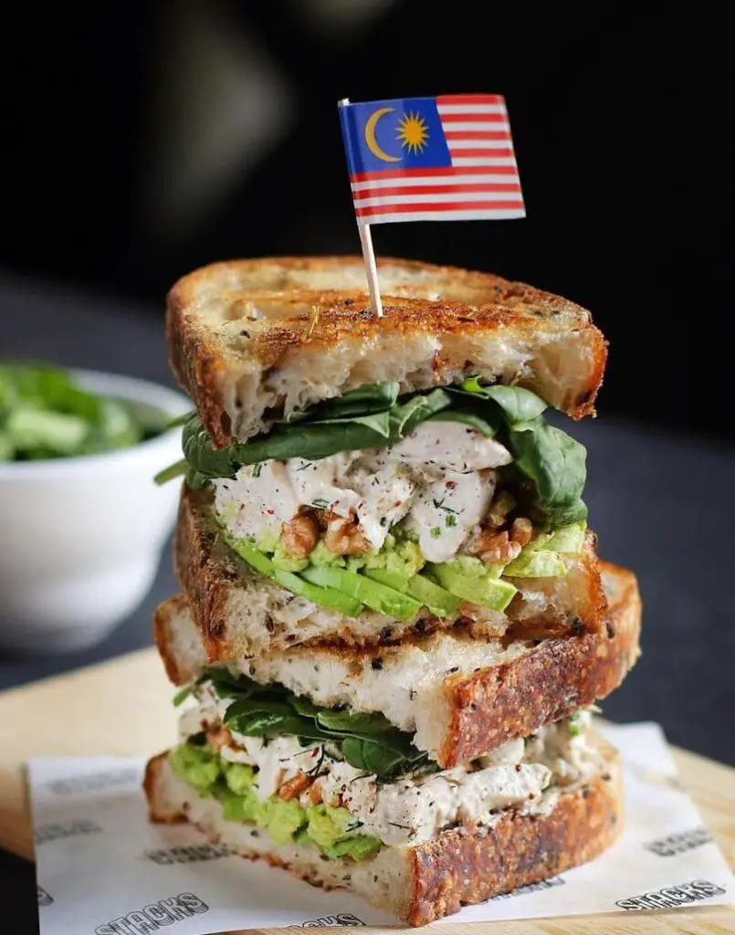 classic chicken sandwich by vcr cafe in bukit bintang