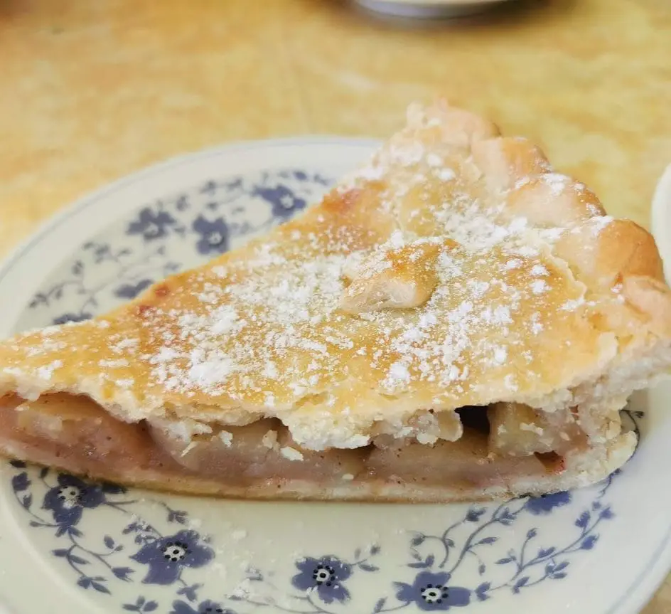crumbly apple pie at lord cafe in cameron highlands make the perfect breakfast