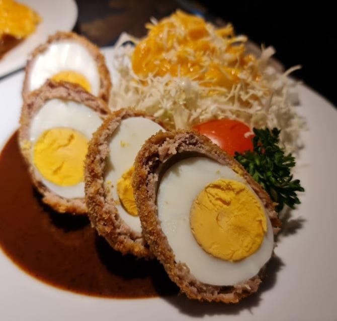 crusted egg japanese food bugis by ma maison