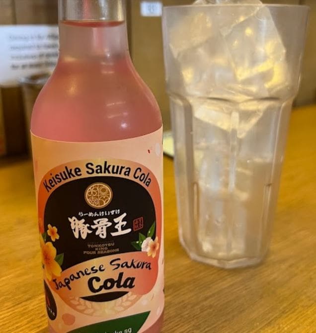 pink japanese cola a signature drink in keisuke bugis