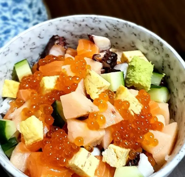 seafood bowl at izakaya hikari makes the perfect bugis japanese food