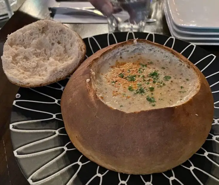 clam chowder by the loft love lane western food in penang