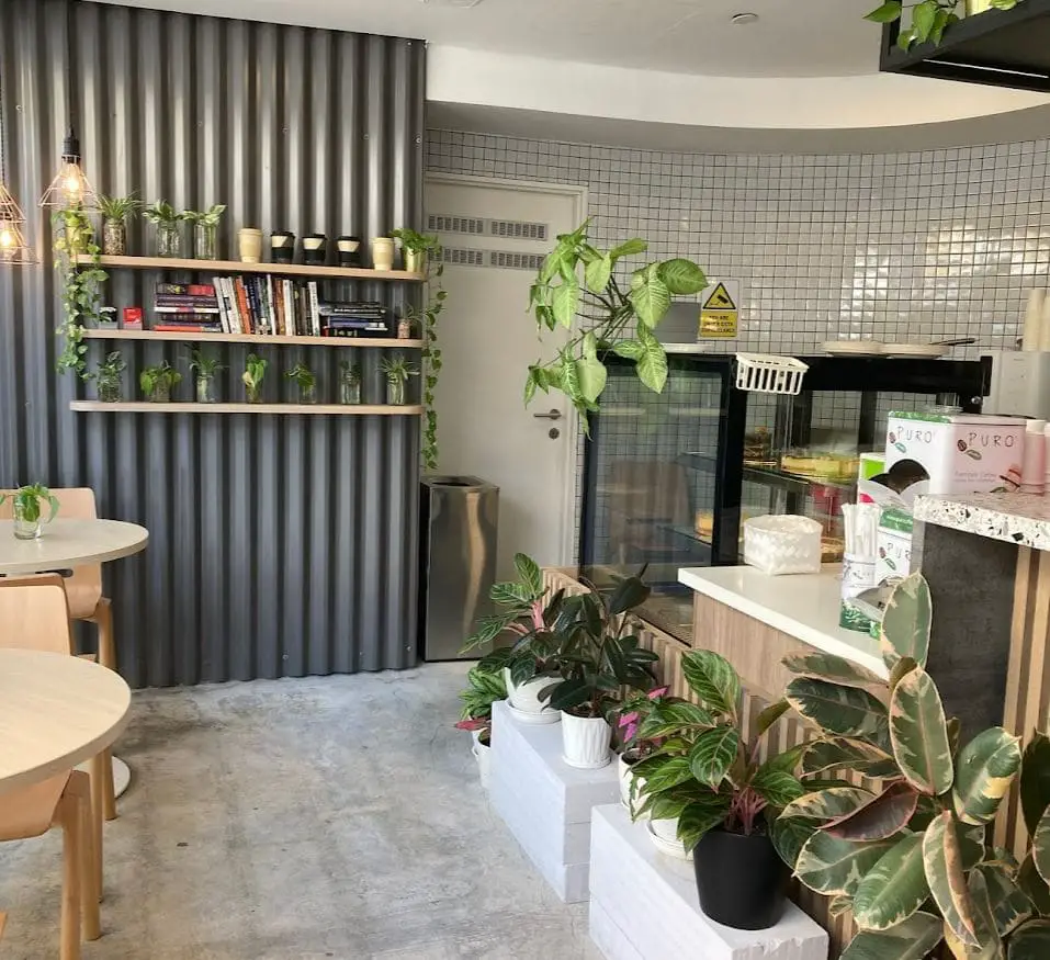 cozy interior corner of eden cafe