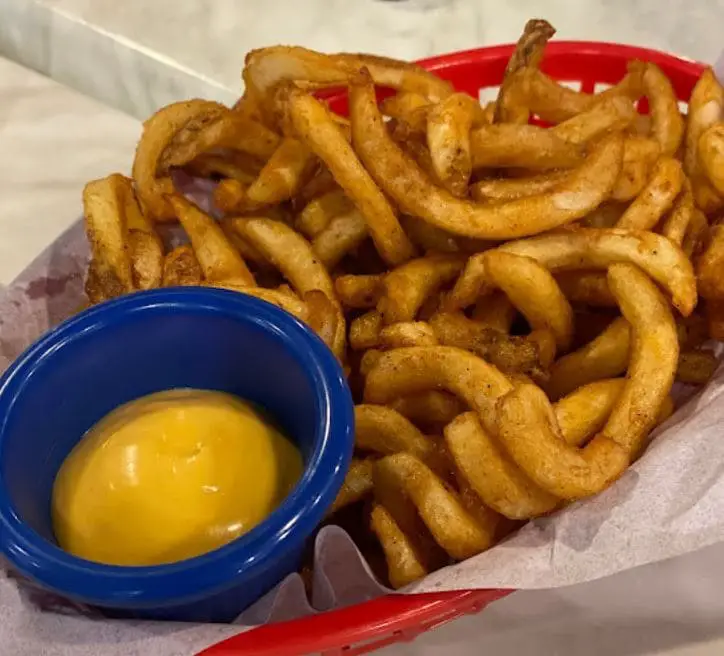 fries and mustard sauce is part of the menu in james foo western food penang