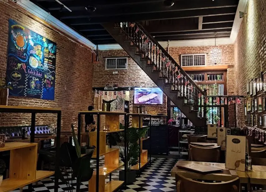 interior ambiance of emily steak house in penang