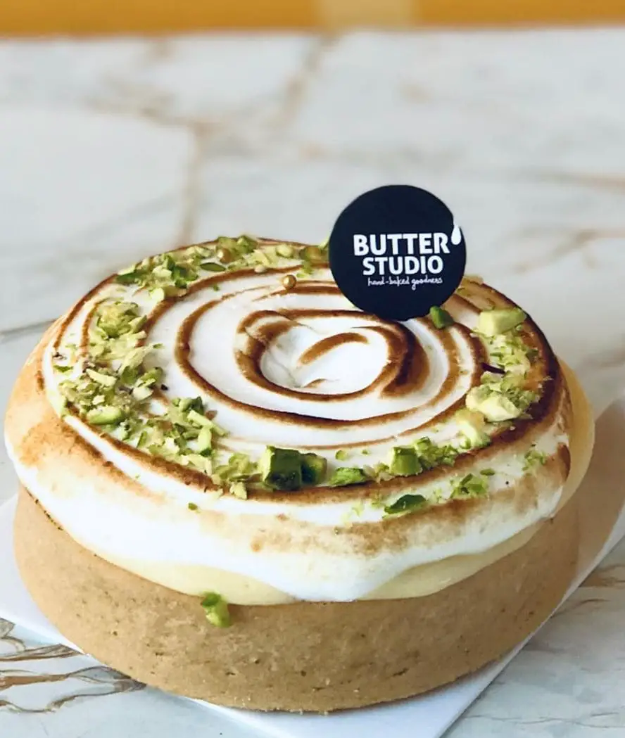 lemon pistachio cake by butter studio bugis cake shop