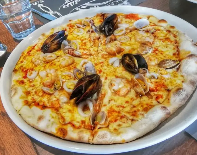 seafood pizza western food penang served in ll bacaro