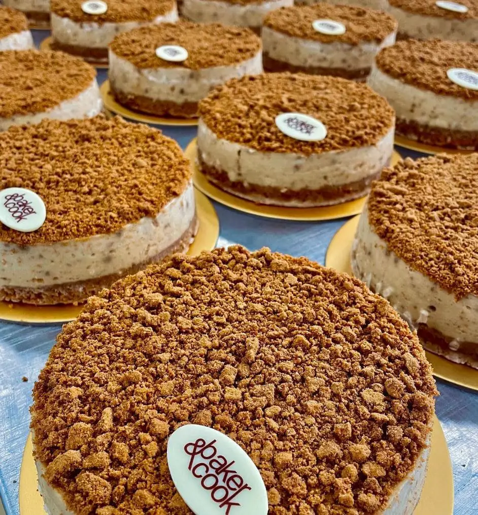 speculoos cheesecake by baker and cook bugis cake shop