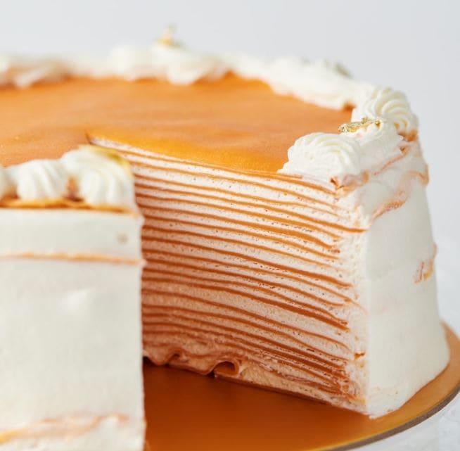 thai tea crepe cake by twobakeboys bugis cake shop