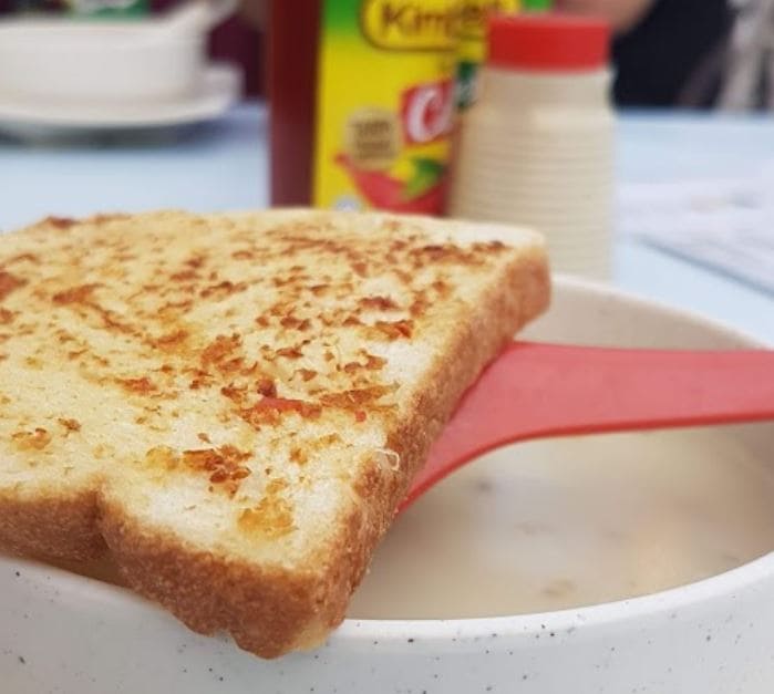 toast and cream soup western food penang by hainan western