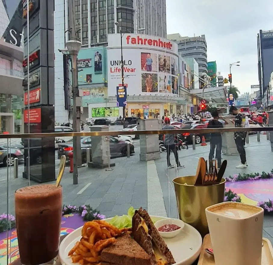 view from inside the loaf cafe