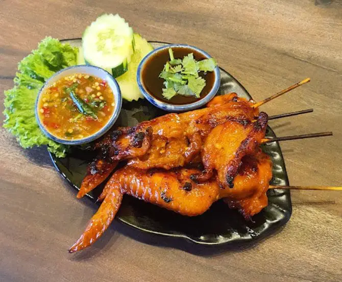 grilled thai chicken at whatsaeb georgetown penang