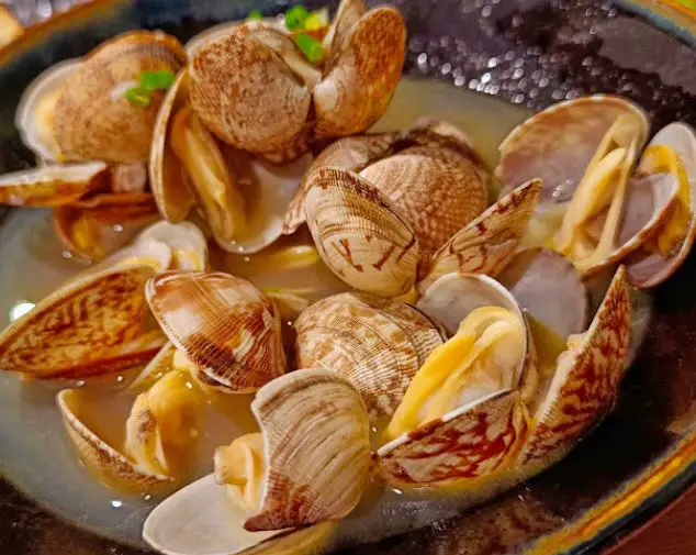 japanese clam soup served at aburi en