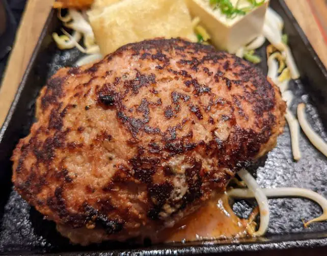 meat steak of hamburg steak keisuke japanese restaurant in tanjong pagar
