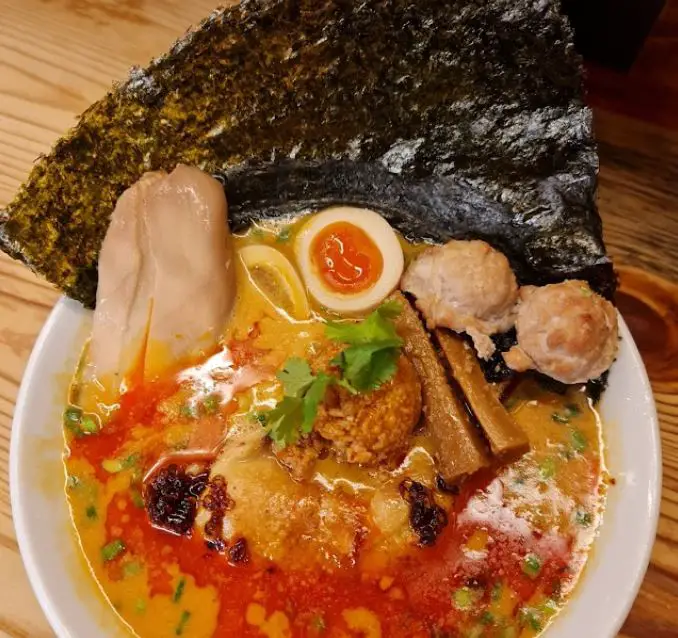 ramen served in ramen keisuke tori king