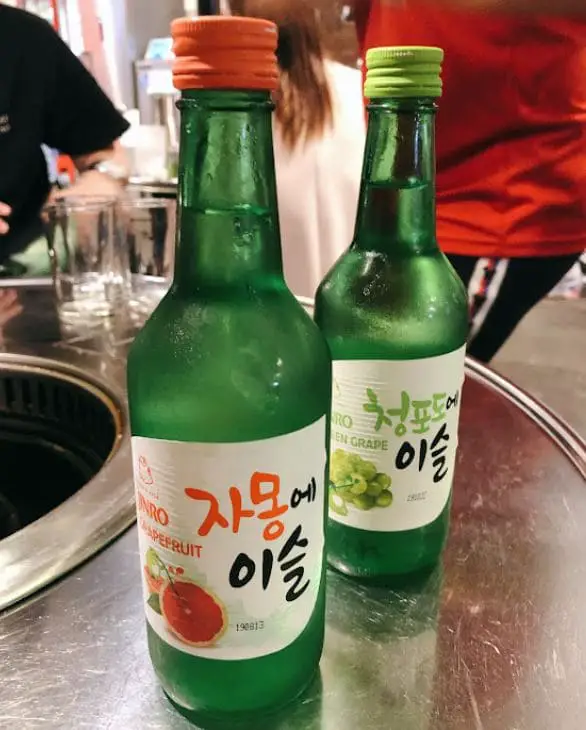 soju served at singkoba