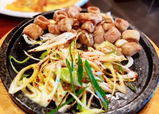 stir fry meat tanjong pagar food korean served at guiga
