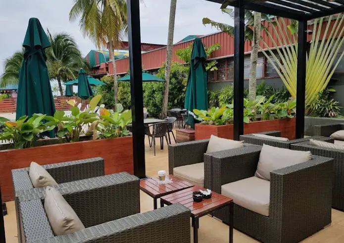 lounge sitting area in starbucks batu ferringhi