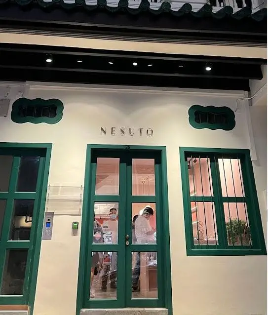 store front of nesuto dessert cafe in tanjong pagar